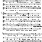 Noten und Text der Albin-Polka