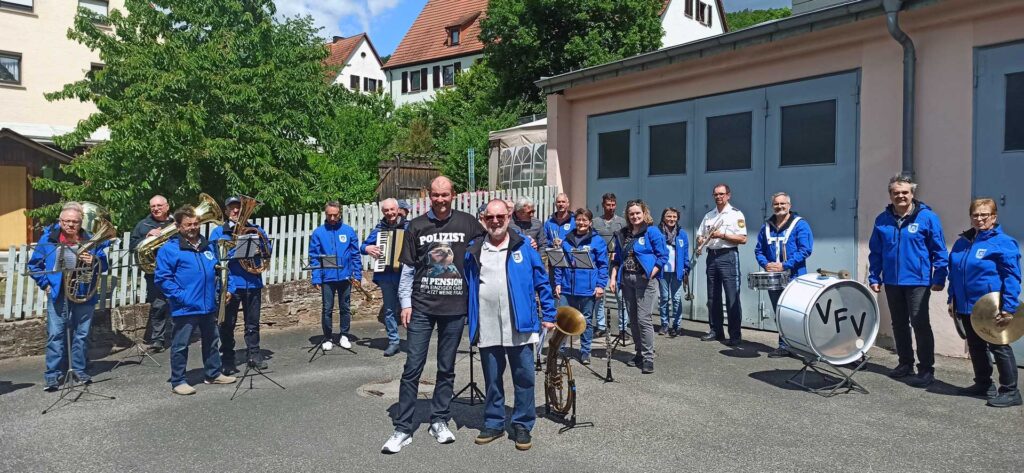 Verabschiedung von Norbert Halbritter bei der Polizeistation Gemünden am 23.05.2025 Foto: Detlev Schäfer